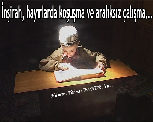 Hayırlarda yarışmak..