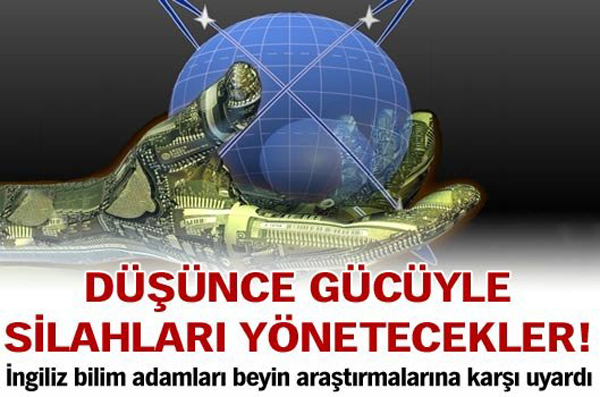 Düşünce Gücüyle Silahları Yönetecekler!