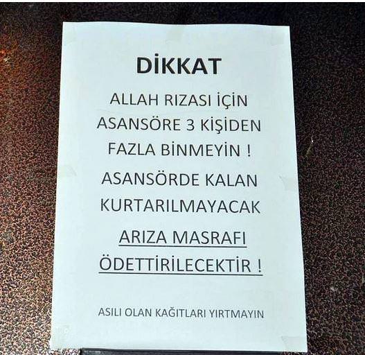 Dikkat Allah rızası için!